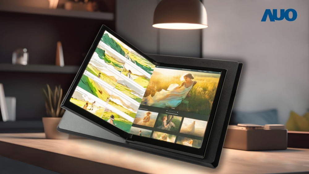 evoҕӍ�׶�չ��17.3��Micro LED�ɔy�����@ʾ��Ļ���䏝���q朰돽�H��4mm��һ�C����ƽ��Ӌ��C�c�@ʾ��Ļ�p���ܣ����d�Vɫ��Adobe 100%��1000 nits�������ȣ��ڑ���ʹ���Ա��о���ɫ���c��������